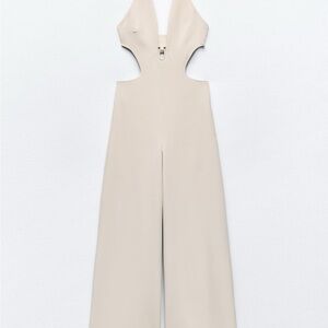 ZARA Elegant Cream Jumpsuit